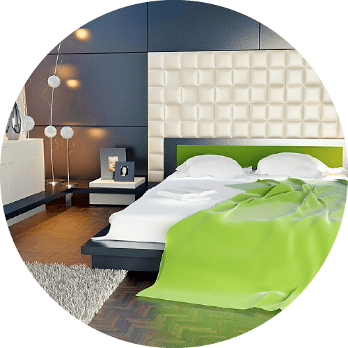 3D hálószoba látványtervezés