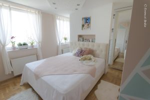 hálószoba lakberendezés Szalontai Kata